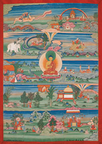 Récits des vies antérieures (jātaka) du Buddha (XVIIIe-XIXe siècle).© Shuzo Uemoto