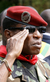  Moussa Dadis Camara à Conakry, le 5 octobre 2009.(Photo: Reuters)