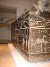 La salle des sarcophages(Photo : Nathalie Versieux/ RFI)