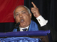 Le candidat de gauche, Ahmed Brahim, lors d’un rassemblement en Tunisie, le 23&nbsp;octobre 2009.(Photo : Reuters)