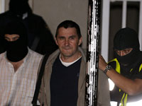 Le leader indépendantiste basque Arnaldo Otegi, après son arrestation, le 10 octobre.(Photo : Vincent West/Reuters)