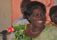 Simone Gbagbo, le jeudi 8 octobre 2009.(Photo : RFI)