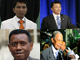  Andry Rajoelina ( Haut G ), Marc Ravalomanana, ( Haut D), Albert Zafy ( Bas G) et Didier Ratsiraka (Bas D).(Photos : AFP/Montage : RFI)