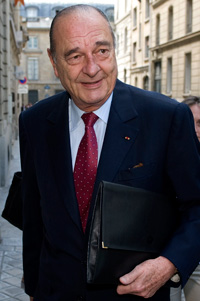 L'ancien président français Jacques Chirac, le 9 juillet 2008.(Photo : Reuters)