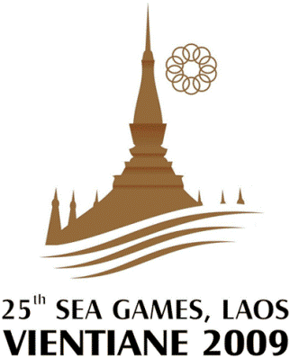 ສັນຍາລັກຢ່າງເປັນທາງການຂອງ SEA GAMES ຄັ້ງທີ່ 25 ທີ່ ສປປ
ລາວ ເປັນເຈົ້າພາບ (ພາບຈາກ: http://25thseagames.blogspot.
com/)

