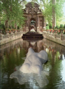 Rzeźba Sylvie de Meurville w Fontannie MedycejskiejSylvie de Meurville, ArtSénat
