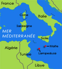 Malta, Sycylia, LampedusaRFI