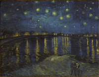  Vincent van Gogh,<em>Gwiaździsta noc</em>, 1888. olej, płótno, Muzeum Orsay, Paris.Fot. Musée d'Orsay - Patrice Schmidt