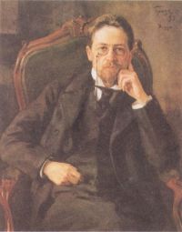 Anton Czechow, obraz pędzla Osipa Braza (1898)