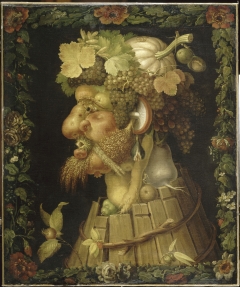 Giuseppe Arcimboldo, <em>Jesień</em>, 1573, olej na płótnie, 74x64cm, Paryż, Luwr©RMN - Gérard Blot / Photo de presse