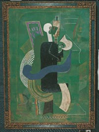 <p>Picasso, <em>Mężczyzna z kieliszkiem</em>, 1914<br /></p>© Succession Picasso 2007