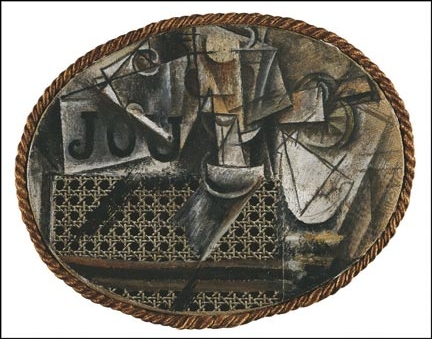 <em>Martwa natura z plecionym krzesłem</em>, 1912© Succession Picasso 2007