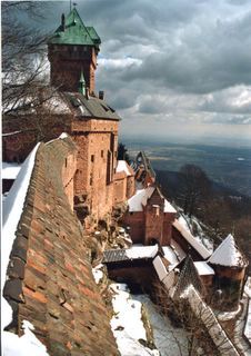 Zamek w Haut-Koenigsbourgu©ADT67/C.Fleith