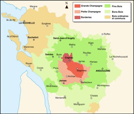 Region produkcji koniaku we Francji