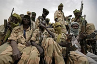 Rebelianci z Ruchu na rzecz Sprawiedliwości i Równości w Darfurze© AFP