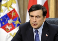Prezydent Gruzji Micheil Saakaszwili ogłasza powszechną mobilizację, 8.08.1008REUTERS/Irakli Gedenidze/Pool