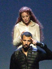 "Otello", reż. E. Vigner, Samir Guesmi (Otello) i Bénédicte Cerutti (Desdemona)fot. Alain Fonteray