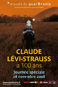 Afisz wystawy 100 lat Claude'a Levi-Straussa w muzeum Quai Branly(Foto: Musée du Quai Branly)