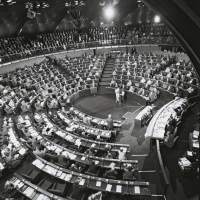 Pierwsze posiedzenie Parlamentu Europejskiego po wyborach powszechnych, 1979 rok.© Komisja Europejska