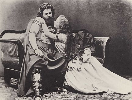 Ludwig i Malwina Schnorr von Carolsfeld, pierwsza para kochanków Wagnera (1865)Foto: Wikipedia