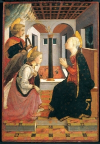 Filippo Lippi i Fra Diamante, <em>Zwiastowanie ze św. Julianem</em>, ok. 1460Museo Civico, Prato