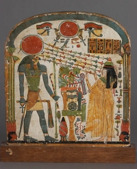 <em>Stela Pani Tapéret</em>, Trzeci okres przejściowy, XXII dynastia, X-IXw pne.© Musée du Louvre/C. Décamps