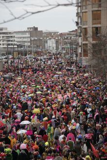 22 lutego 2009 na ulicach Dunkierki zebrało się 50 000 osób.© Agnieszka Kumor, RFI