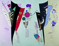 W. Kandinsky, <em>Wzajemny Akord</em>, 1942, Centre Pompidou, Musée national d'art moderne, Paris, Donation Nina Kandinsky 1976photo Georges Maguerditchian, ©ADAGP, Paris 2009