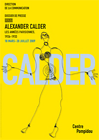 Afisz wystawy A. Caldera w Centrum Pompidou(DR)