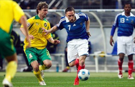 Dwa gole w dwóch meczach z Litwinami - Franck RiberyFot. Reuters
