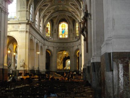 We wnętrzu kościoła św. Rocha w ParyżuFot. M. Brzeziński/RFI