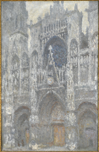Claude Monet, "Katedra w Rouen"  1892-1894.(Patrice Schmidt, Paris, musée d'Orsay)