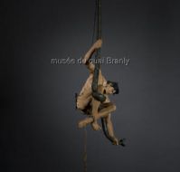Tarzan zawieszony na lianie ( Jean-Noël Lavesvre)Collection particulière, © photo Jacques Pepion, 2008 
