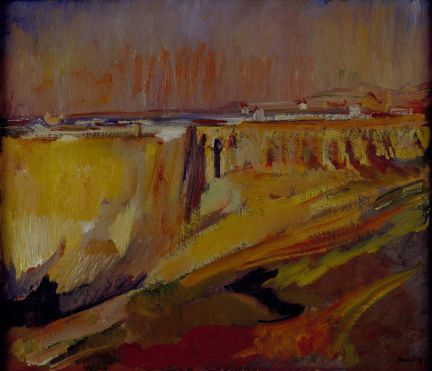 David BOMBERG (1890-1957) <i>Widok z mostu i Tajo, Ronda, </i>1935. Olej, 50 x 60 cmKolekcja prywatna © Rodzina artysty