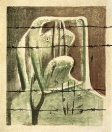 Henry MOORE (1898-1986) <em>Hiszpański więzień</em> ok. 1939. Litografia na papierzeKolekcja: Henry Moore Foundation © za łaskawym pozwoleniem Herny Moore Foundation