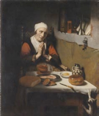 Nikolaes Maes, <em>Stara kobieta w modlitwie</em>, ok. 1650-60, Rijksmuseum, Amsterdam©Image Department Rijksmuseum, Amsterdam, 2009