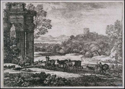 Claude Gellée zw. LE LORRAIN (1600-1682), <i>Stado bydła przed burzą, </i>1650-165!© Petit Palais / Roger-Viollet