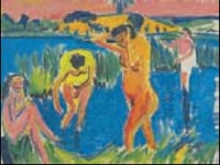 Ernst Ludwig Kirchner (1880-1938) <i>Cztery kąpiące się</i>, 1910© Von der Heydt-Museum Wuppertal