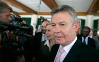 Karel de Gucht jako komisarz ds. pomocy i rozwoju(Photo : Philimon Bulawayo/Reuters) 