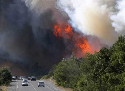 Вокруг Гори горят леса(Photo : REUTERS/Gleb Garanich)