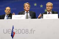 Совещание министров иностранных дел в Брюсселе, 13 августа 2008(Photo: Reuters)