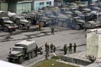 Российские военные в Цхинвали, 13 августа 2008(Photo: Reuters)