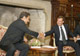 Президент Николя Саркози подводит итоги переговоров "европейской тройки" с президентом России Д.Медведевым (Audio - 1 мин. 55 сек.)
