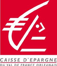 Эмблема банка Caisse d'Epargne - стилизованная белка.Caisse d'Epargne