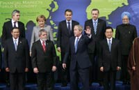 Лидеры G-20 собираются в Вашингтоне 15 ноября 2008(Photo : REUTERS/Jason Reed)