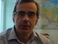 Директор Французского культурного центра в Москве, Доминик Жамбон. Февраль 2009.RFI/ Nina CAREL