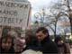 Демонстрация протеста против политических убийств в России. Фонтан невинных, Париж, 1 февраля 2009 г.
(Photo : Inga Dombrovskaia / RFI)
