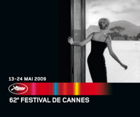 Афиша 62 Каннского кинофестиваля, работа французской художницы Анник Дюрбан (по мотивам кадра из фильма Антониони "L'Avventura").Фото: festival-cannes.fr