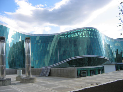Новое здание МВД Грузии. «Прозрачность этого здания символизирует прозрачность полиции», утверждает Вано Мерабишвили.Фото: G.Ackerman/RFI