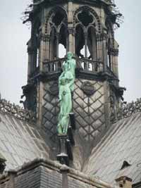 Фрагмент крыши собора Notre Dame de ParisN.Sarnikov/RFI